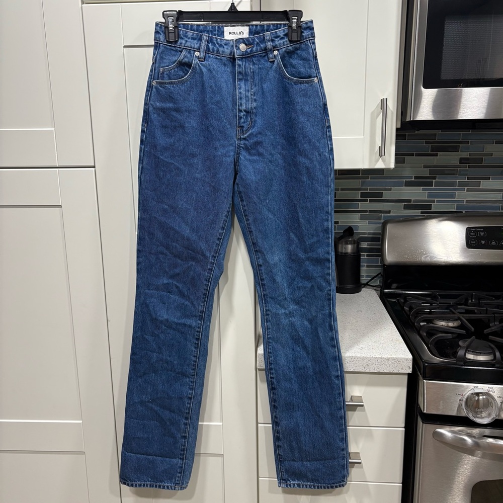Rolla’s High Rise Straight Jeans